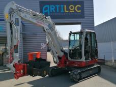 ARTILOC: Location mini pelle 8T Takeuchi cabine TB370